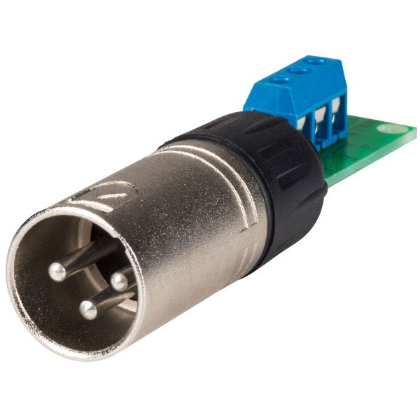 Main product image for Rolls XLM113 XLR Male to Screw Terminal Adapter 245-1190